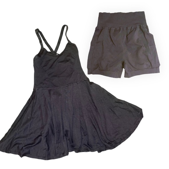 NEW Free People Good Karma Tennis Dress with Shorts [Set] - Picture 7 of 10